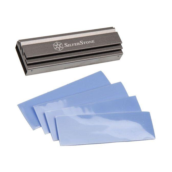 Dissipador para SSD M.2 SILVERSTONE TECHNOLOGY SST-TP04 (SSD M.2 - Prateado), miniatura 4