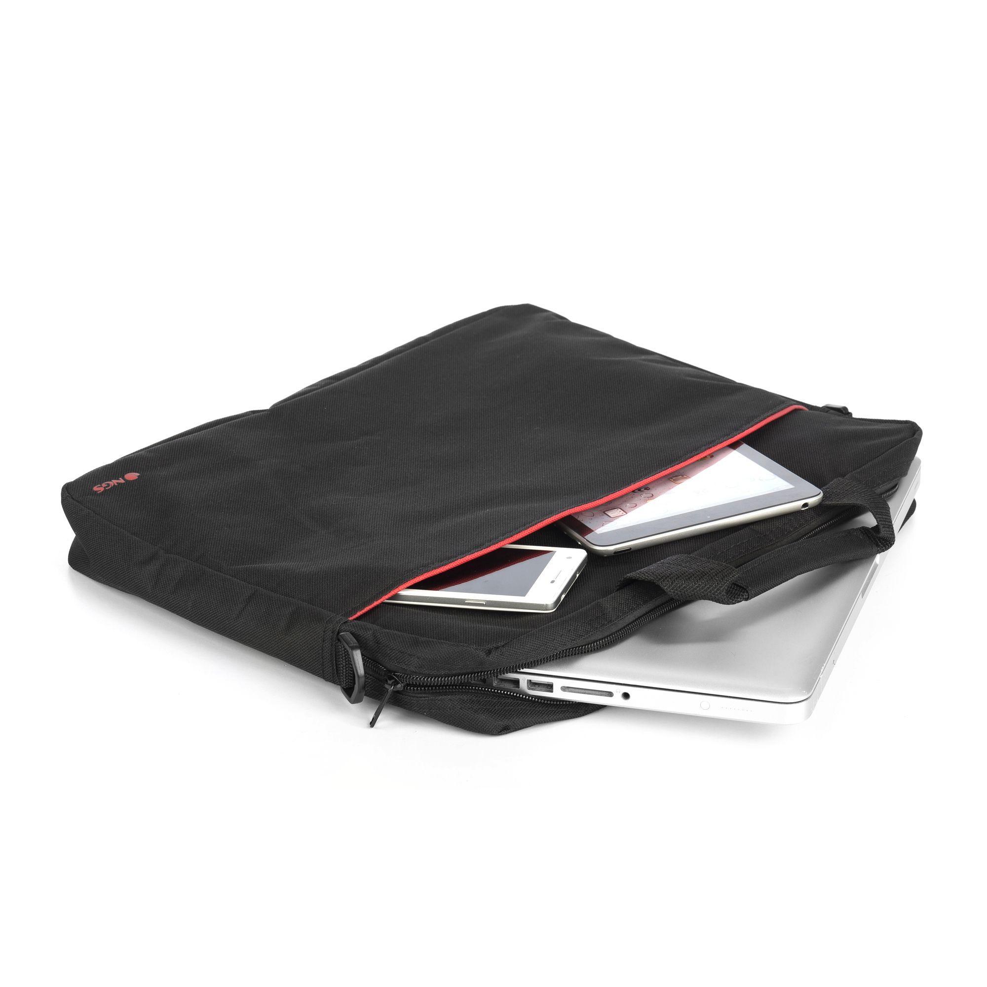 Mala para Portátil NGS Monray Enterprise (15,6" - 2 Compartimentos - Preto e Vermelho), miniatura 3