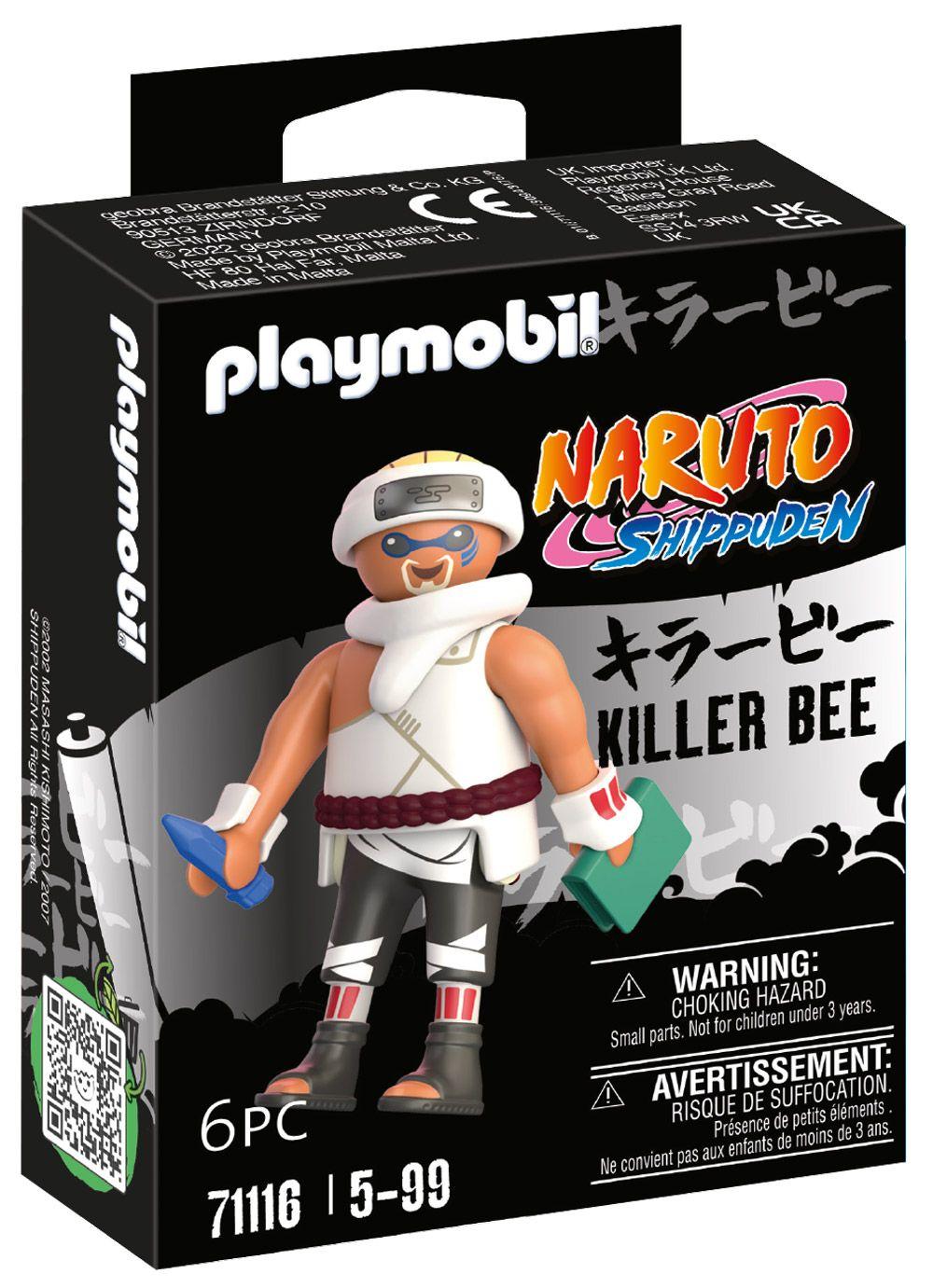 Figura PLAYMOBIL Naruto Shippuden Killer Bee 71116 (5 anos ou mais - Multicolorido)