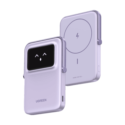 Powerbank Magnética UGREEN PB571 Uno (Telemóveis/smartphones - USB-C - Roxo)