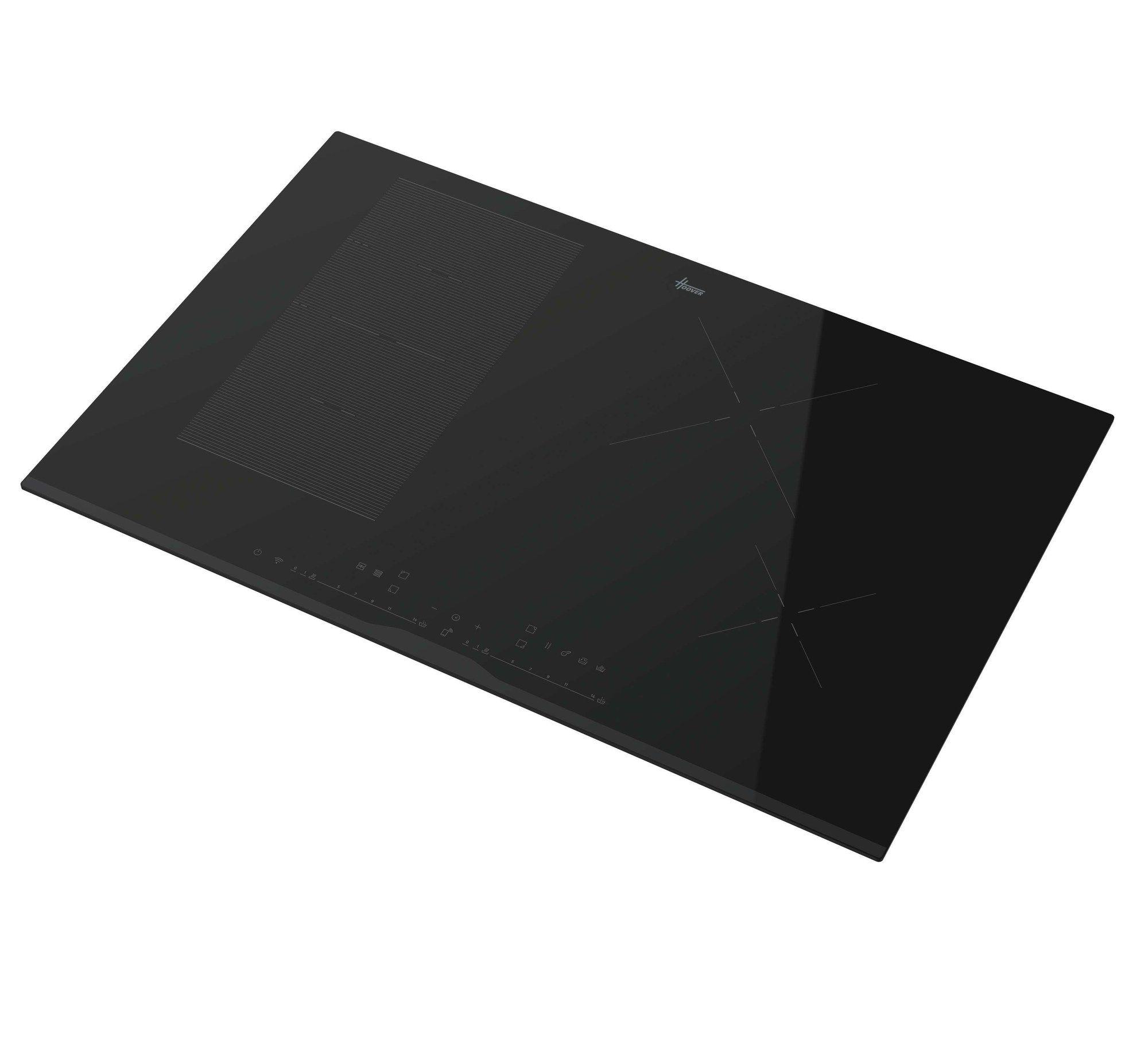 Placa de Indução de Encastre HOOVER HIF84DCS (4 zonas - Vidro-cerâmica - Toque - Preto) — miniatura 2