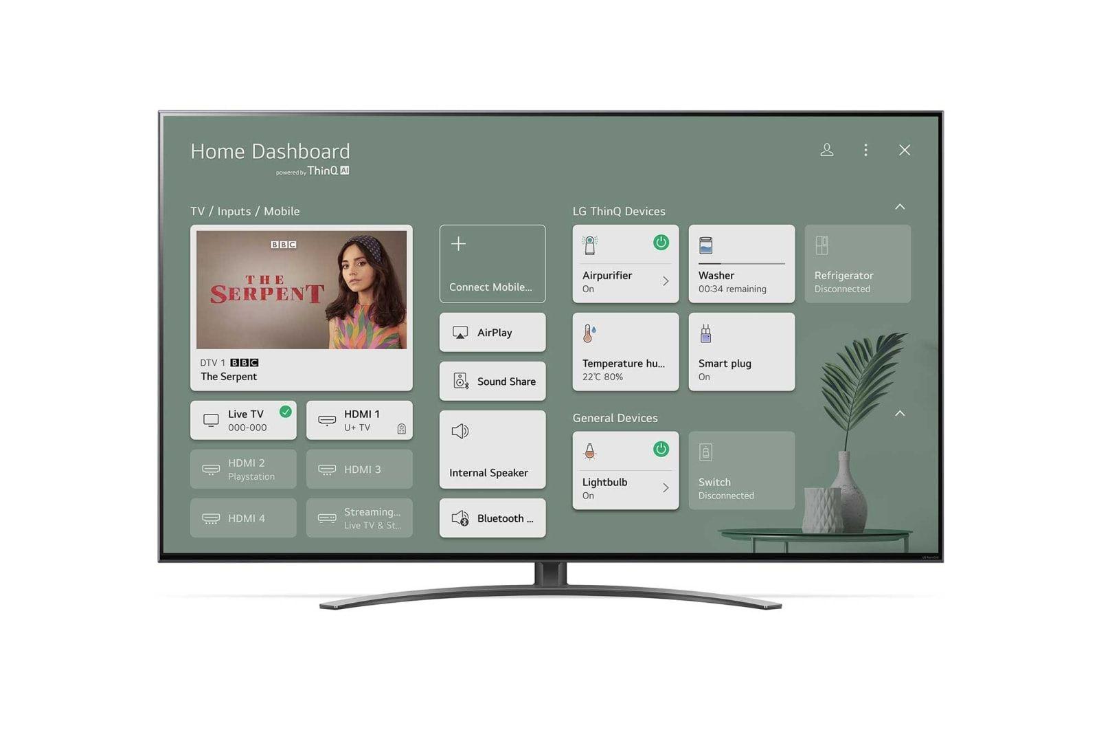 Televisão LG TV 65NANO866PA (65" - 4K Ultra HD NanoCell - Preto), miniatura 3