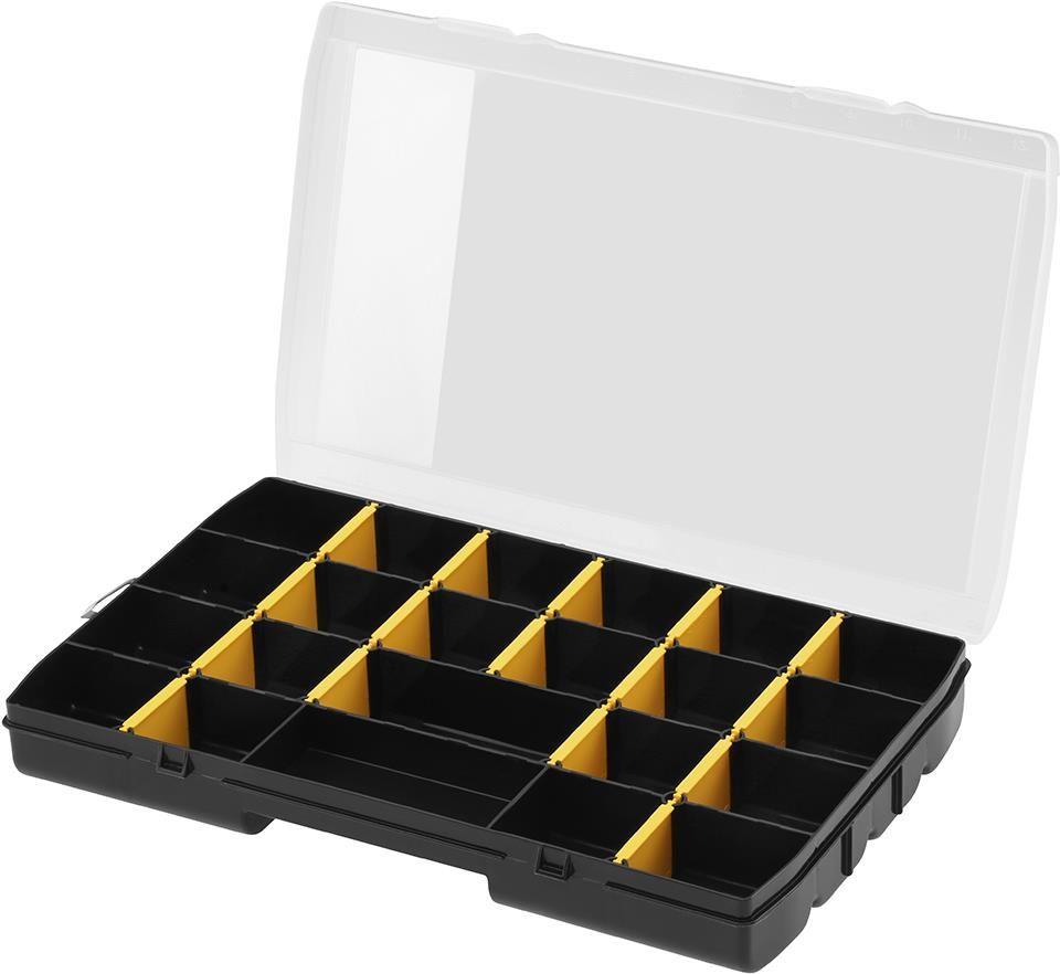 Caixa Organizadora STANLEY STST81681-1 (Polipropileno - Preto/Amarelo), imagem 1