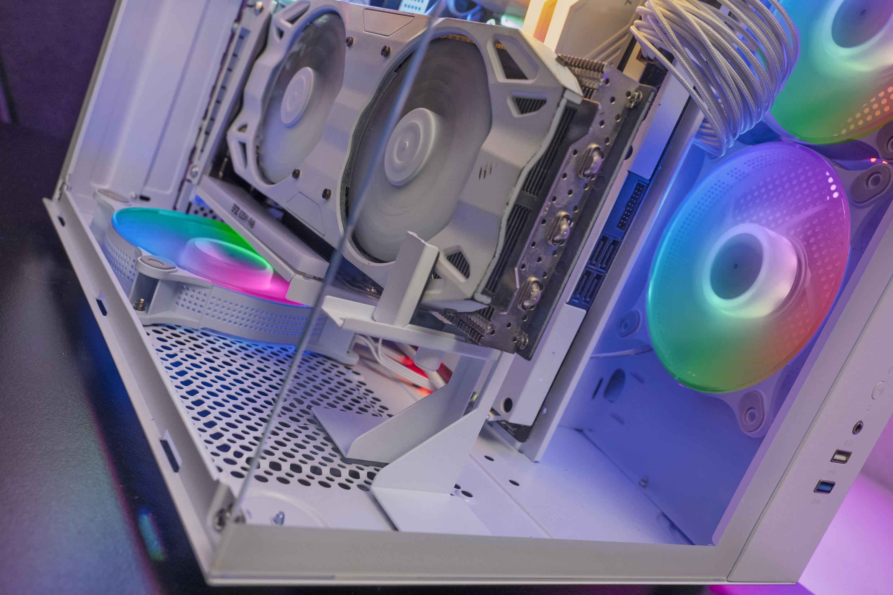 Suporte para Placa Gráfica MARS GAMING MCA-GCBPROW (Branco) — miniatura 5