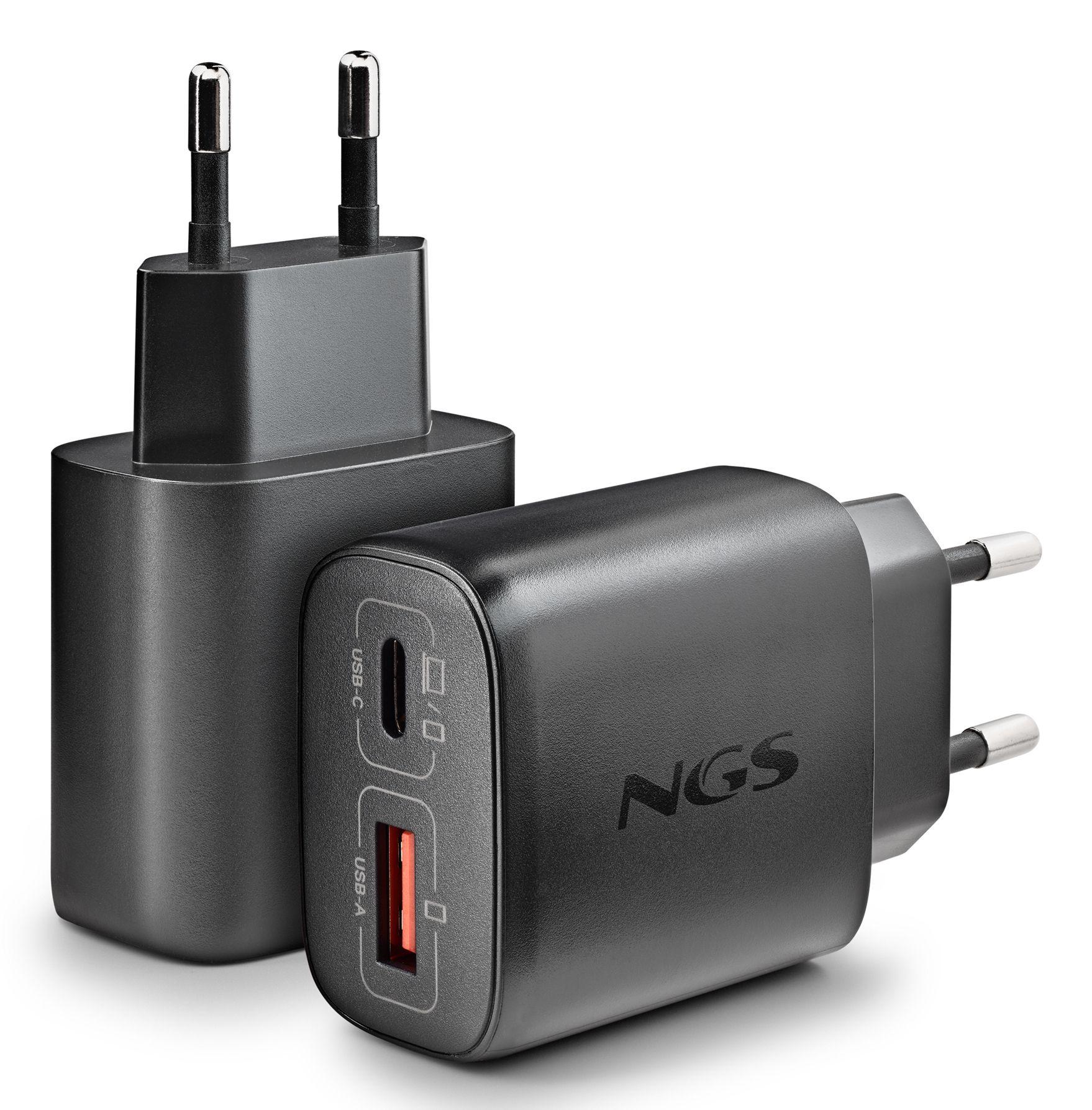 Carregador de Parede NGS ERA45WBLACK (45 W - 1.2 A - Preto), miniatura 5