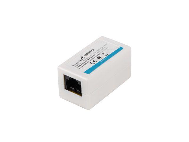 Acoplador RJ45 LANBERG AD-RJ45-RJ45-OU5 (RJ-45 - Cat. 5e - Branco)