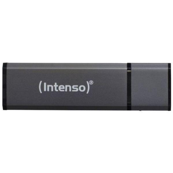 Pen USB INTENSO ALU LINE 64GB (Com tampa - USB Type-A - USB 2.0 - Antracite), miniatura 2