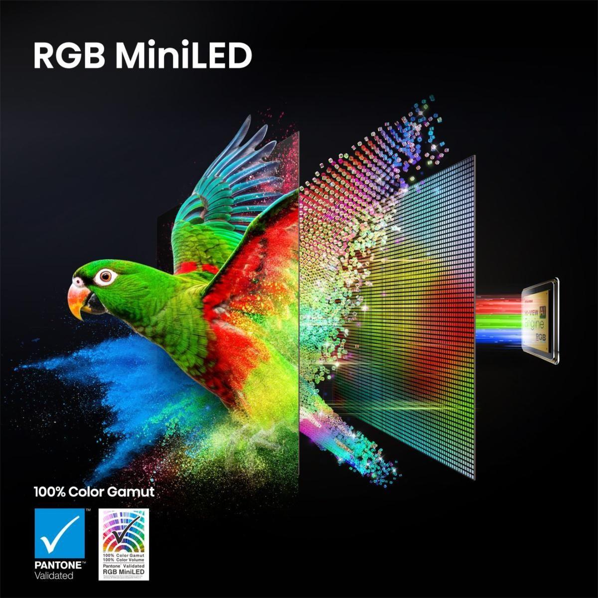 Televisão HISENSE TV 85UR9S (85" - RGB Mini LED - 4K Ultra HD - Cinzento) — miniatura 3