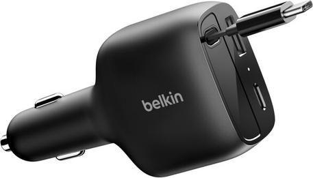 Carregador de Isqueiro BELKIN BoostCharge CCC001HQBK (75 W - Rápido - Preto)