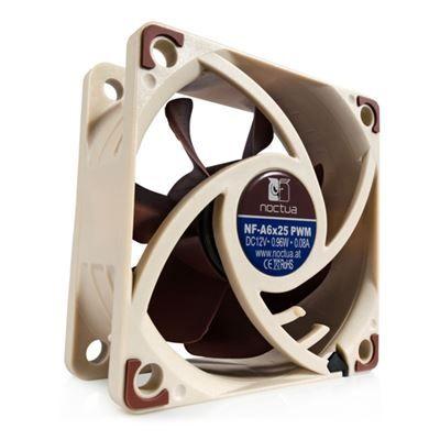 Ventoinha para Caixa NOCTUA NF-A6x25 PWM (Bege e Castanho), miniatura 2