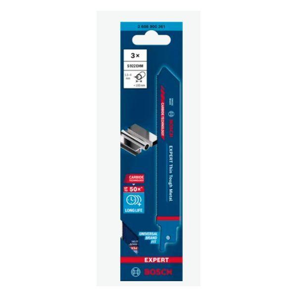 Lâminas de Serra Sabre BOSCH POWERTOOLS Expert S 922 EHM (150 mm - 18 TPI - 10 unidades), miniatura 2