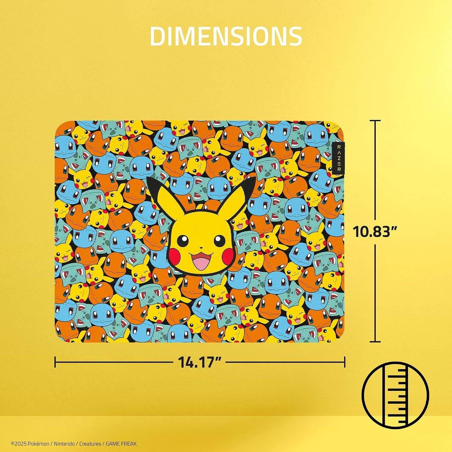 Rato RAZER Gigantus V2 M Pokémon Kanto Starters Edition (Multicor) — miniatura 6
