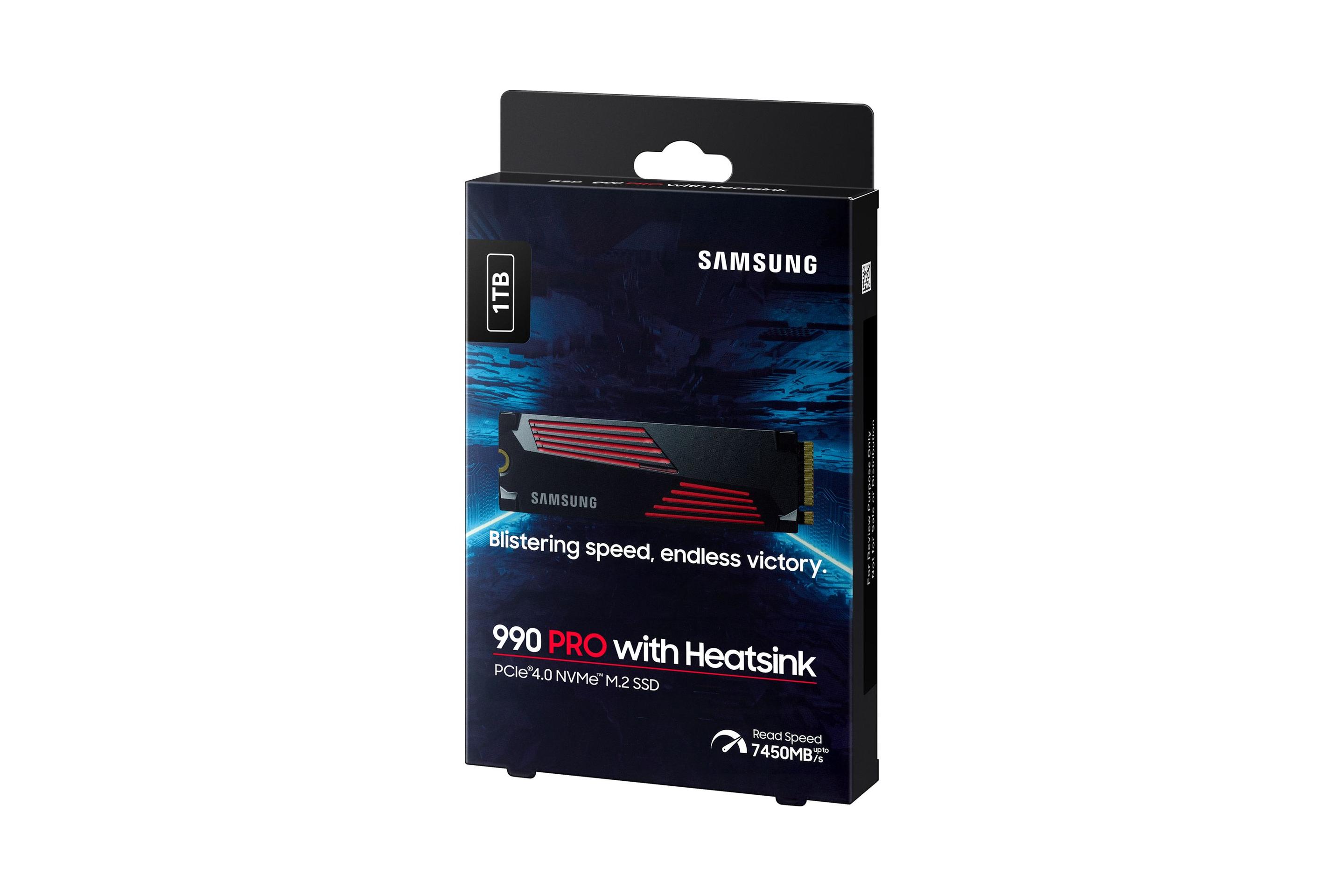 SSD SAMSUNG 990 PRO Heatsink MZ-V9P1T0CW (1 TB - M.2 2280 - PCI Express 4.0 NVMe) — miniatura 9