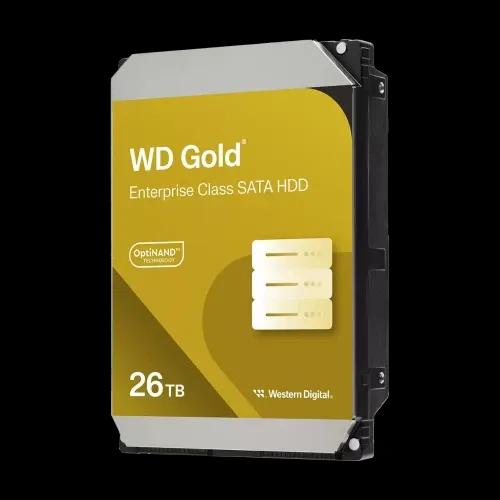 Disco Rígido Interno WESTERN DIGITAL WD Gold WD261KRYZ (26 TB - 3,5" - SATA)
