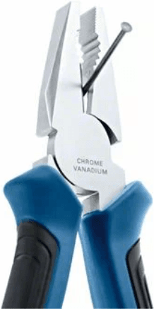 Alicate Universal BOSCH Professional 180 mm (Aço cromo-vanádio - 180 mm - Azul/Preto)