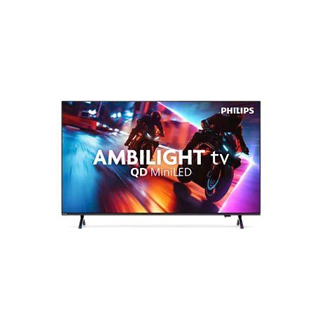 Smart TV PHILIPS 65MLED910/12 (65" - QD-Mini LED - 144 Hz - Preto)