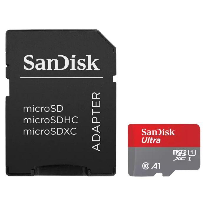 Cartão de Memória SANDISK Ultra 512GB (512GB - Classe 10 - Até 150 MB/s - Cinzento e Vermelho), miniatura 2