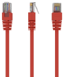 Cabo de Rede RJ45 GEMBIRD PP12-0.5M/R (0,5 m - Cat5e - Vermelho)