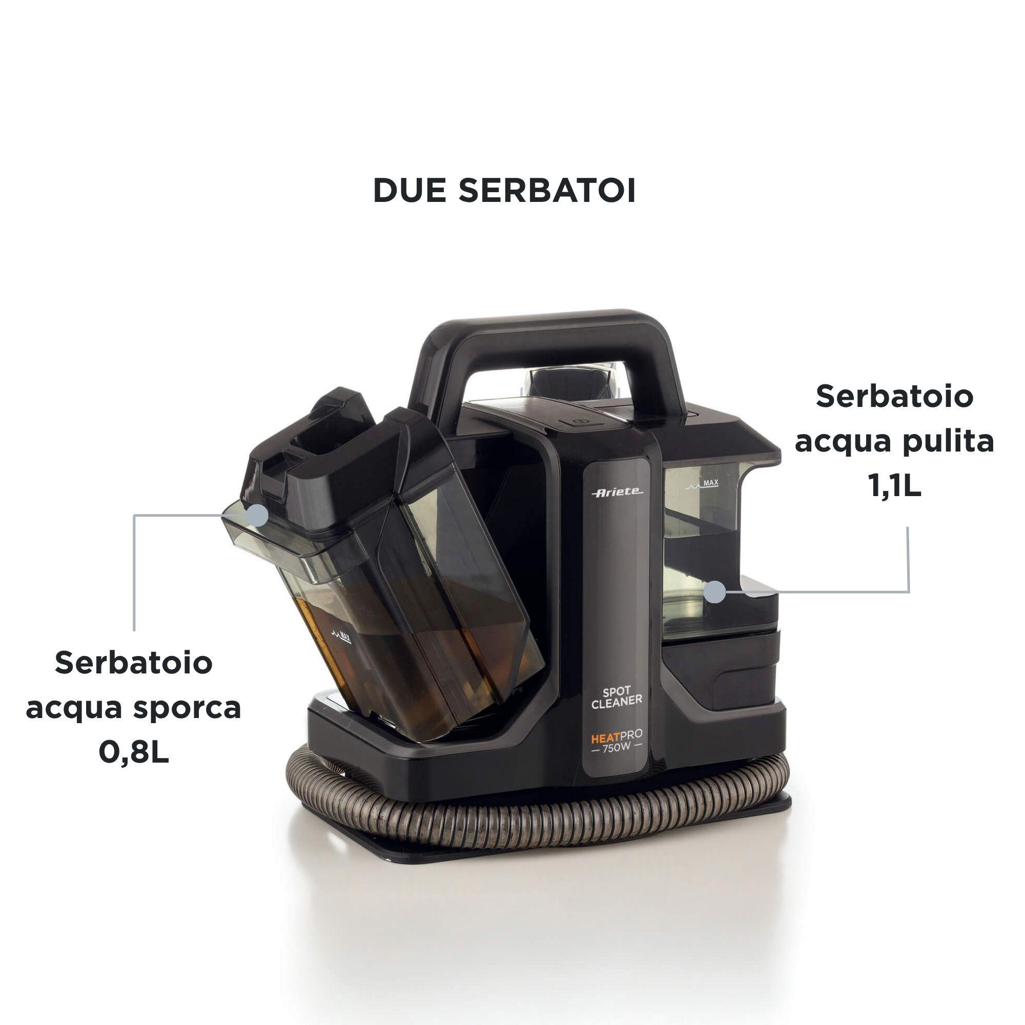 Aspirador de Estofos ARIETE 2482/00 (Altura 35 cm - Sem bolsa - Preto), miniatura 4
