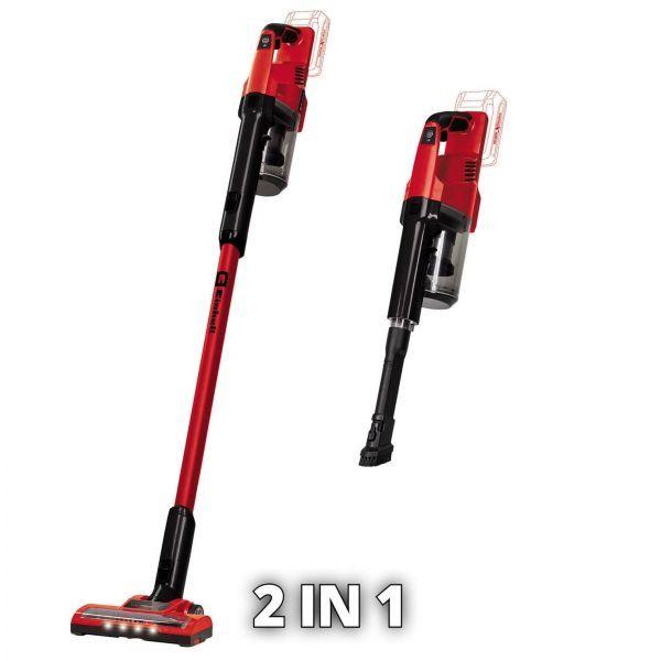Aspirador Vertical 2 em 1 EINHELL TE-SV 18/15 Li-Solo (Preto e Vermelho)