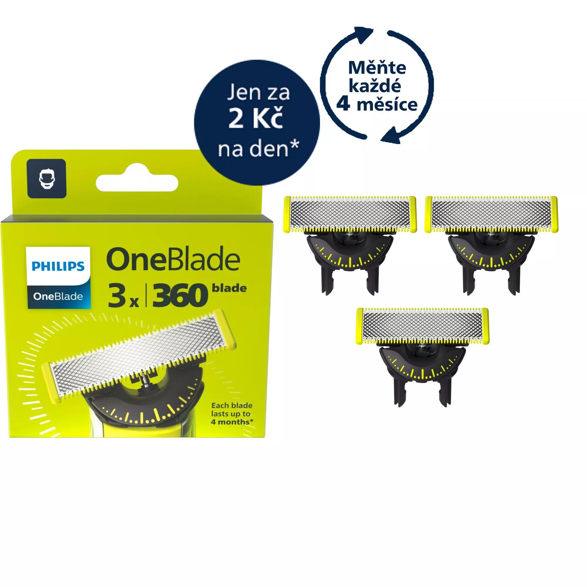 Lâminas de Barbear PHILIPS QP430/50 (Preto/Amarelo)