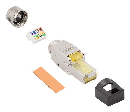Ficha RJ45 LOGILINK MP0085 (Cat6A, Cat7 e Cat8 - Cinzento), miniatura 2