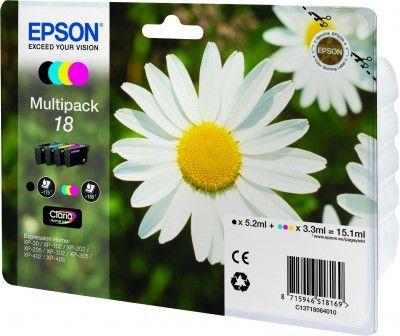 Tinteiro Original EPSON 18 C13T18064010 (Conjunto de 4 Cores - Preto, Ciano, Magenta e Amarelo), miniatura 2
