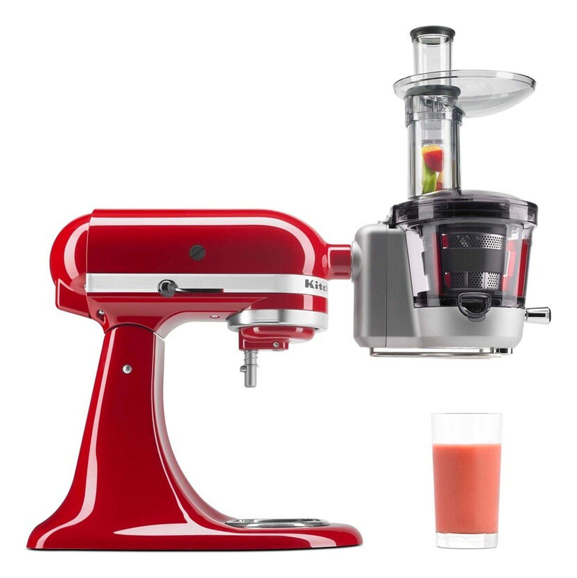Acessório Espremedor Lento de Sumos KITCHENAID 5KSM1JA (Altura 29,5 cm - Prateado)