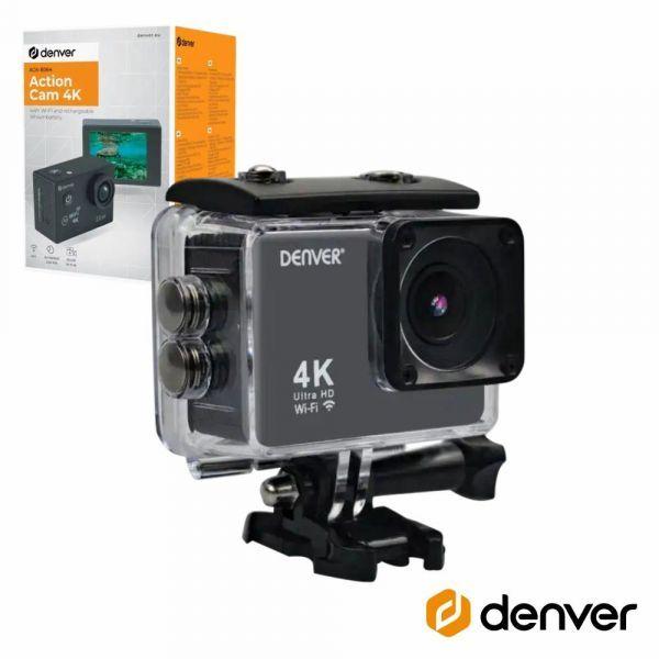 Câmara de Ação DENVER ACK-8064 (Wi-Fi, NFC, GPS - Preto) — miniatura 2