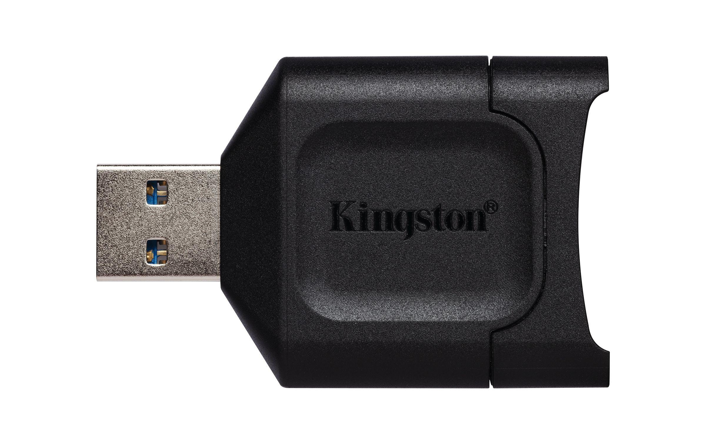 Leitor de Cartões KINGSTON MobileLite Plus MLP (SD - SDHC/SDXC - Preto)