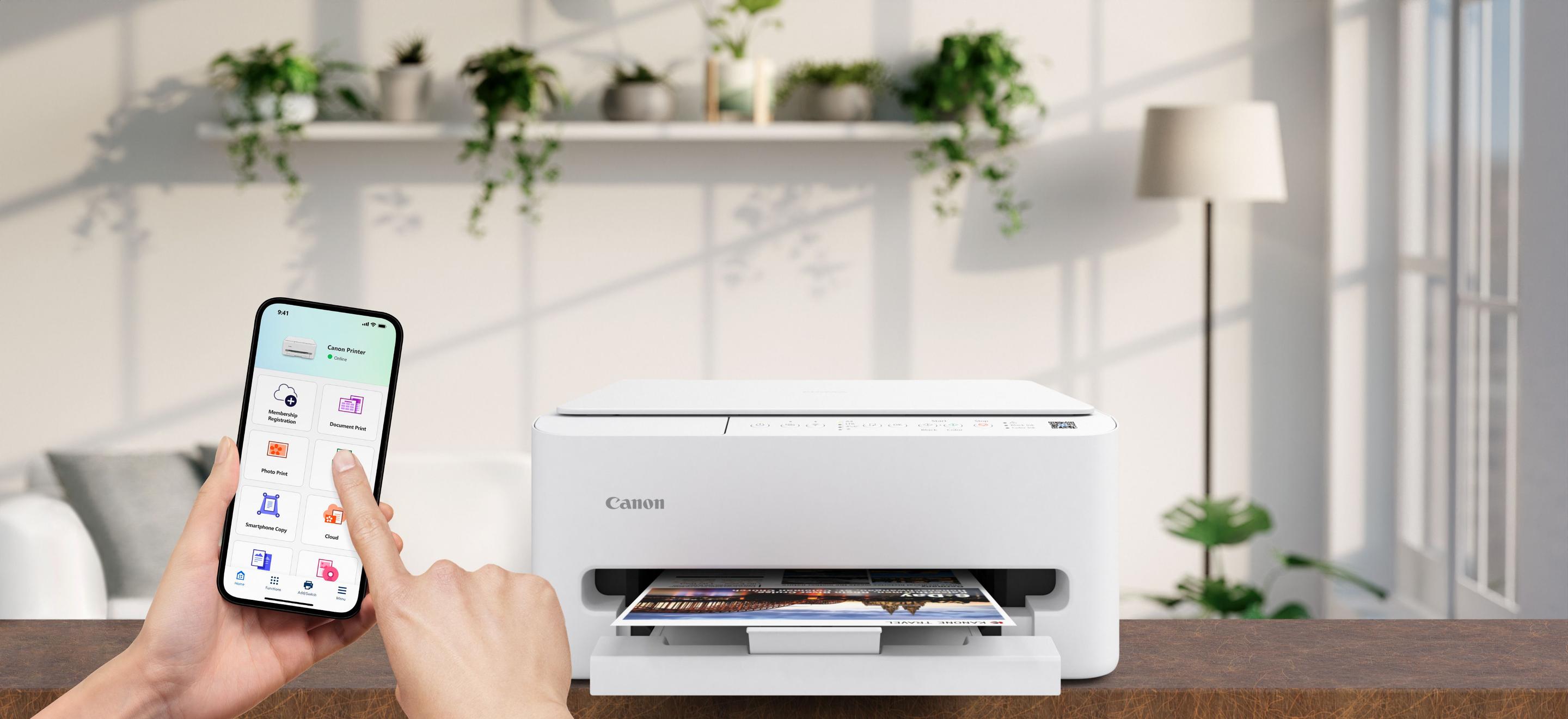 Impressora Multifuncional CANON PIXMA TS4150i (A4 - Impressão a cores - 100 folhas - Branco) — miniatura 7