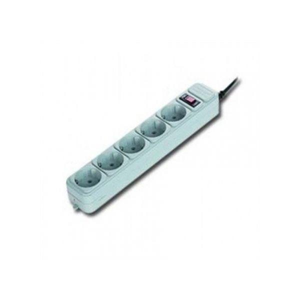 Bloco de Tomadas GEMBIRD SPG3-B-10C (3 m - 5 x Schuko - Cinza), miniatura 3