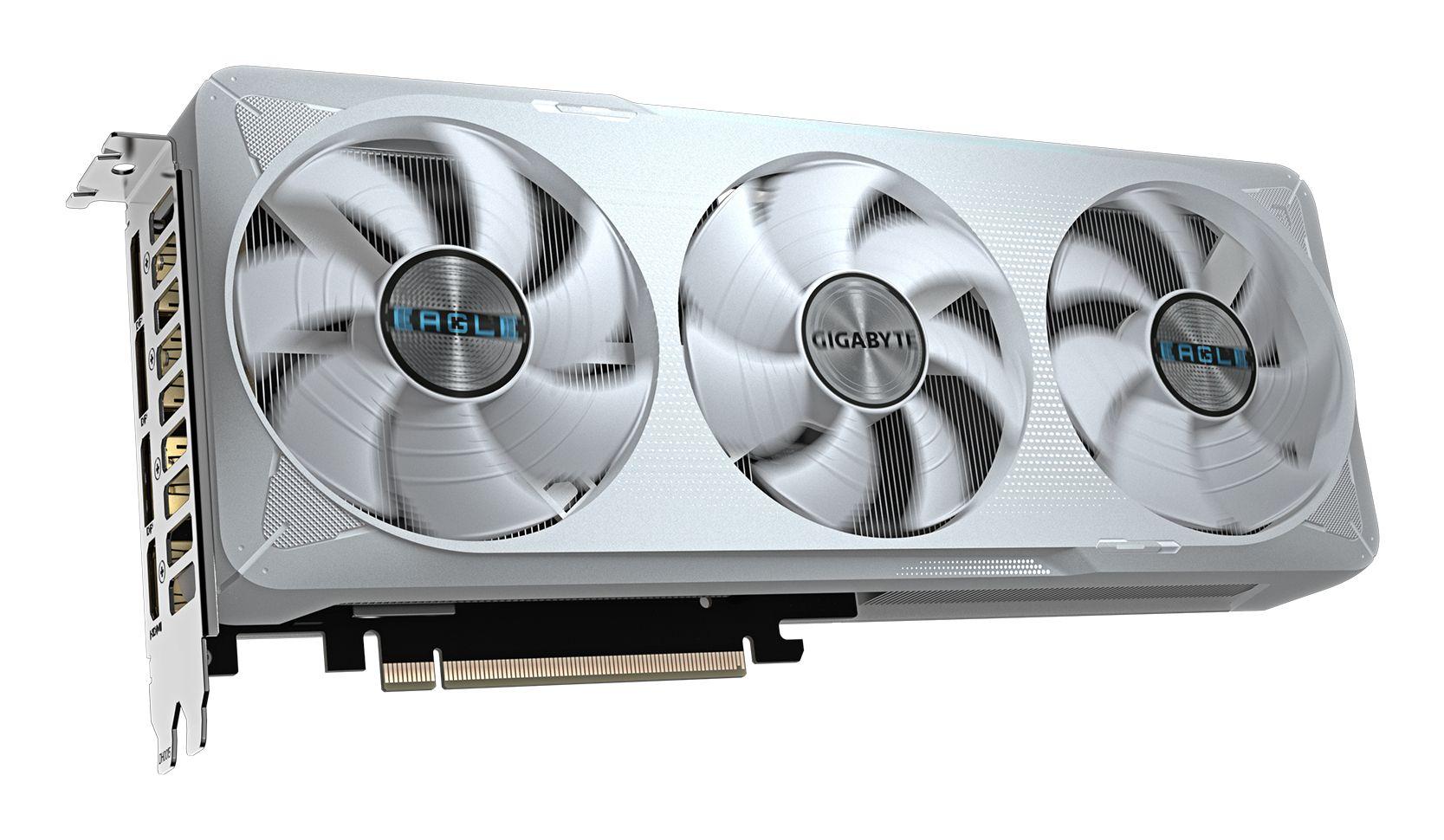 Placa Gráfica GIGABYTE GeForce RTX 5070 EAGLE OC ICE SFF 12G (GeForce RTX 5070 - 28 Gbps - 12 GB - Branco) — miniatura 3