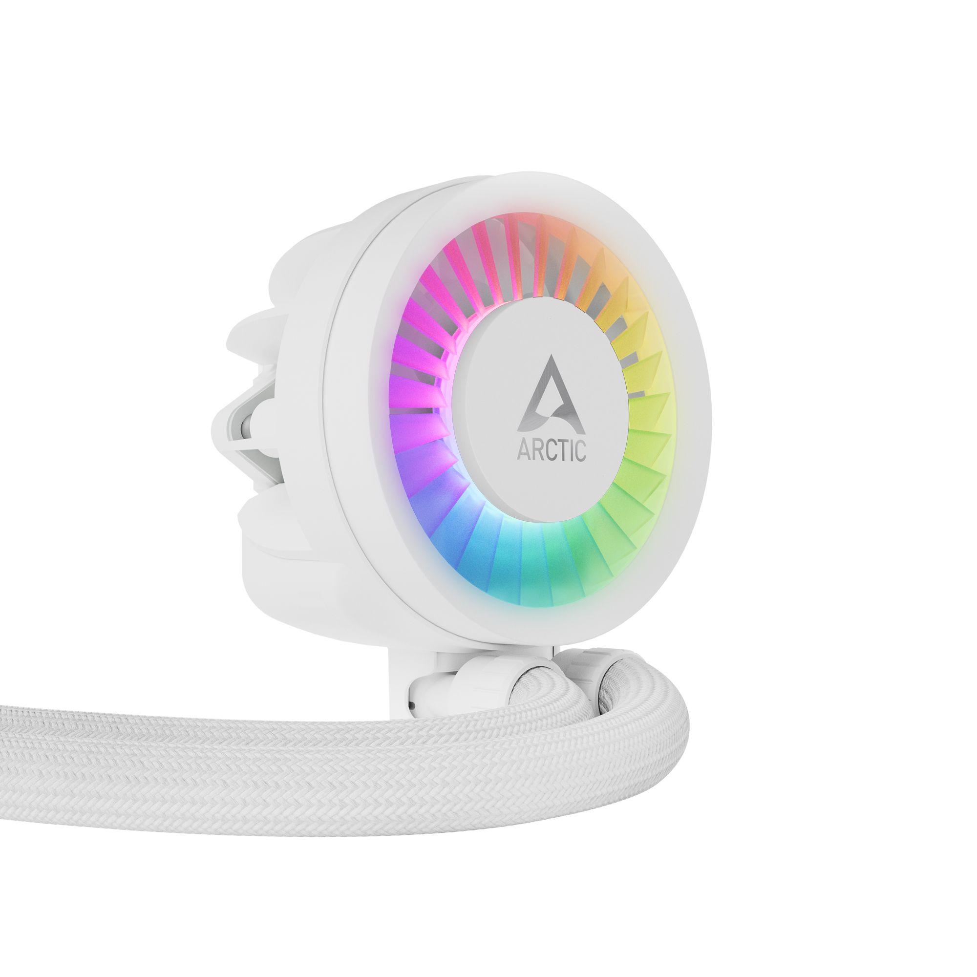 Sistema de Refrigeração Líquida ARCTIC Liquid Freezer III 280 A-RGB (14 cm - 2 ventoinhas - 1900 RPM - Branco) — miniatura 4