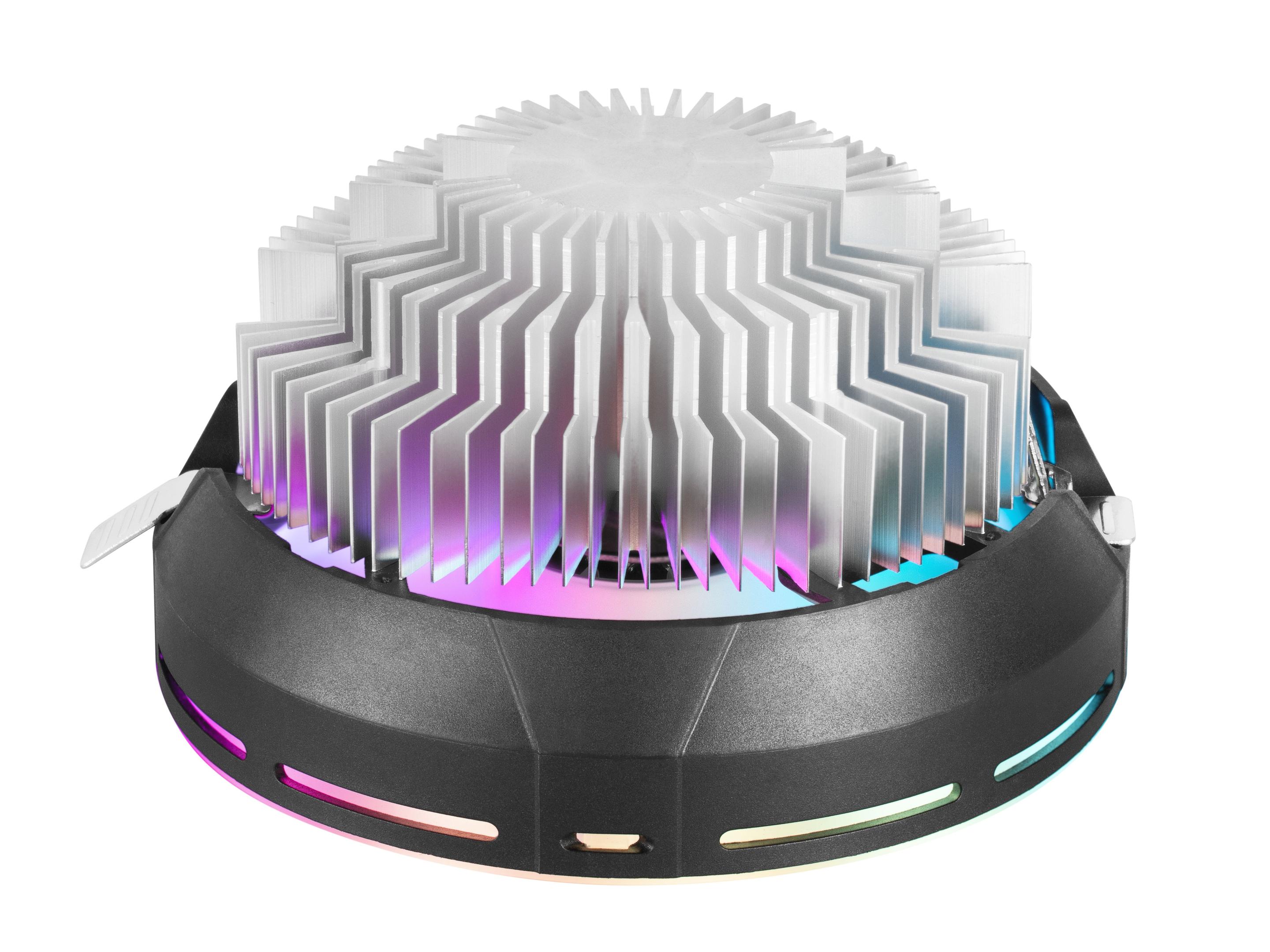 Dissipador CPU MARS GAMING MCPU120 (120 mm - 2000 RPM - RGB Chroma - Preto) — miniatura 3