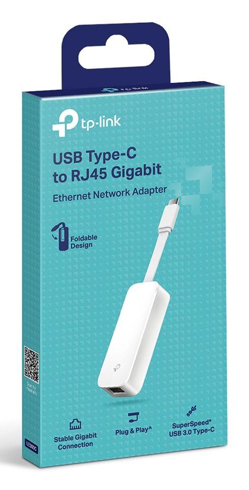 Adaptador USB-C RJ45 TP-LINK UE300C (Ethernet - PC - Branco) — miniatura 7