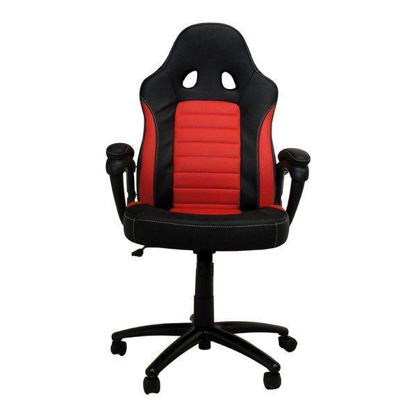 Cadeira Gaming LC-POWER CL-RC-BR (150 kg - 54 cm - Sim, com mecanismo de bloqueio - Preto/Vermelho) — miniatura 3