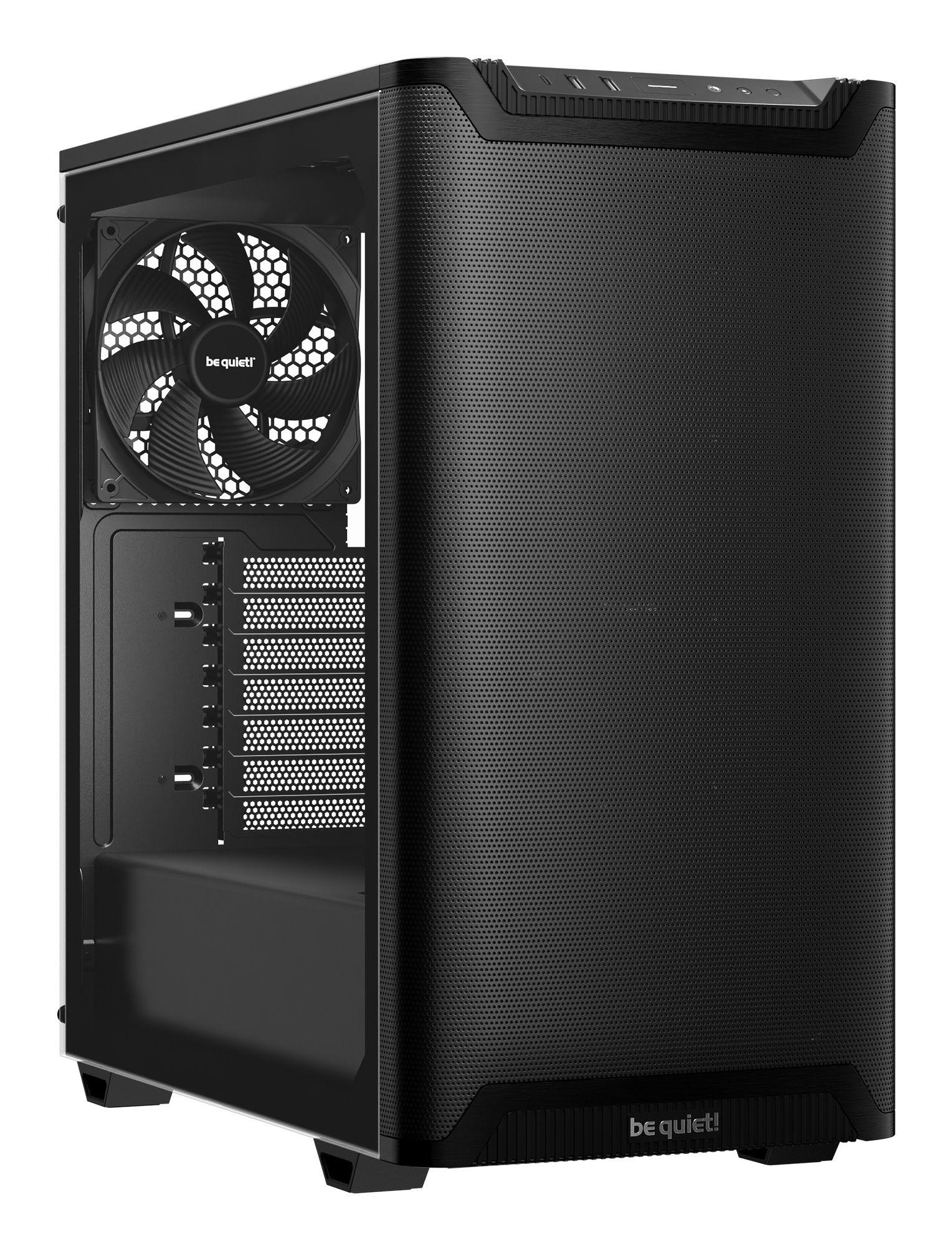 Caixa PC BE QUIET PURE BASE 501 Airflow Window (ATX, micro-ATX, Mini-ITX - ATX, PS2 - Midi Tower - Preto)
