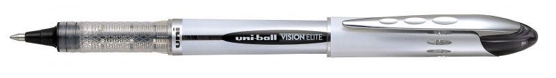 Caneta de Tinta Líquida UNIBALL Vision Elite UB-200 (Plástico - Preto)