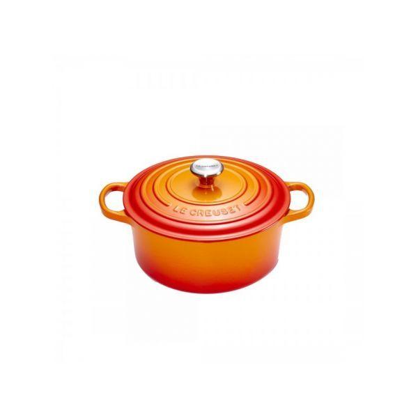 Tacho Cocotte LE CREUSET 21177200902430 (Ferro fundido - Laranja)