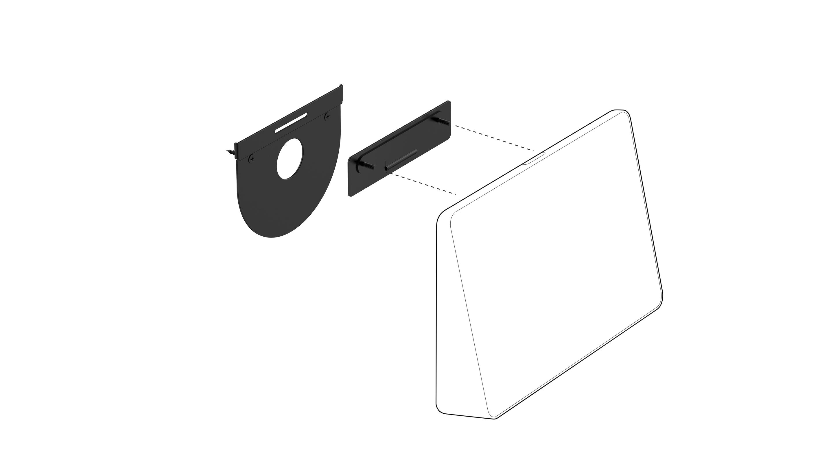 Suporte de Parede LOGITECH Tap Wall Mount (Preto) — miniatura 3