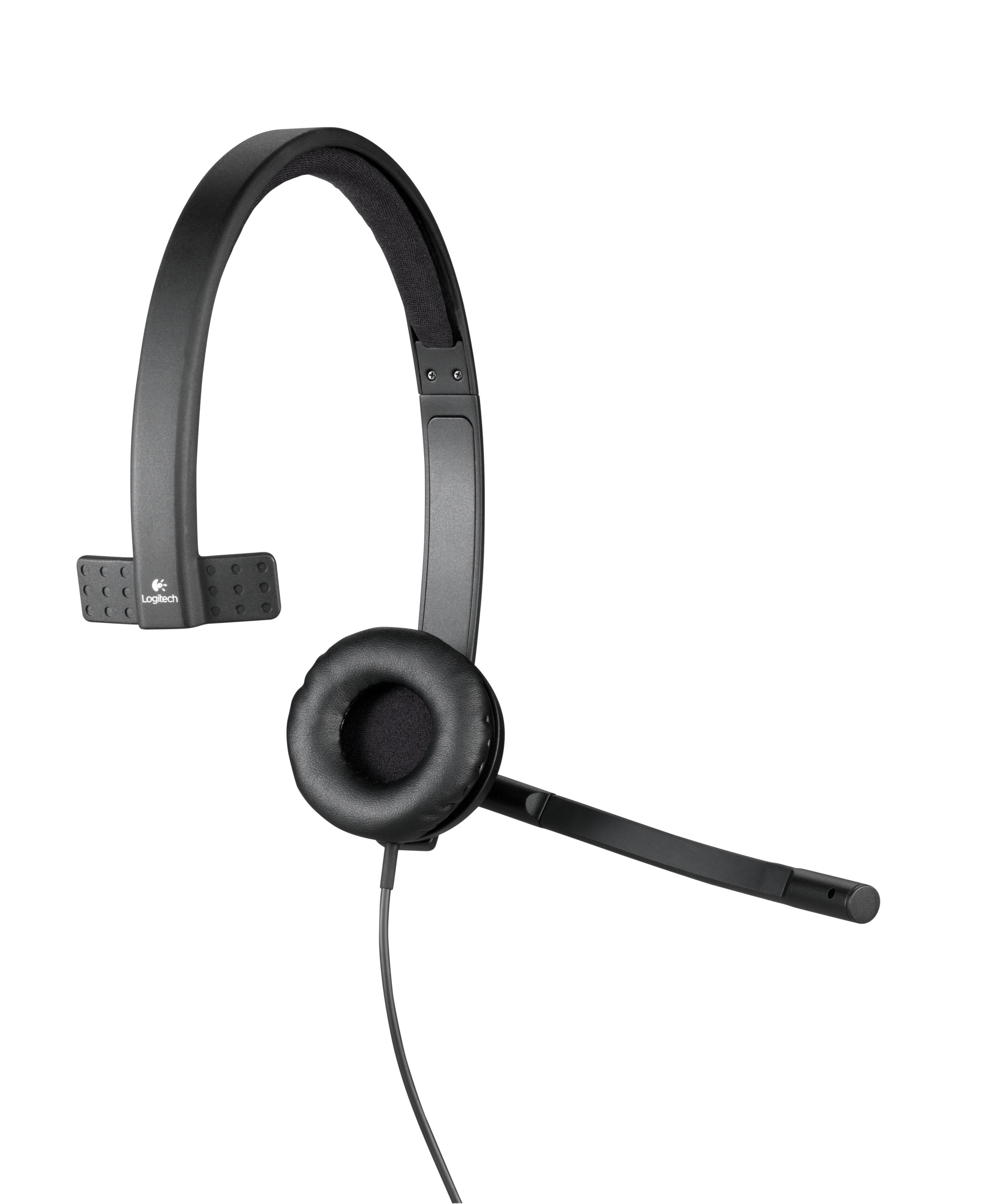 Headset LOGITECH H570e (Monofónico - Com fios - Supra-aural - Preto) — miniatura 3