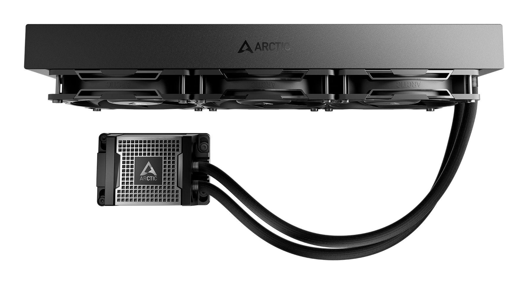 Refrigerador Líquido Tudo-em-Um ARCTIC Liquid Freezer WS360-SP6 (120 mm - 3 ventoinhas - 3000 RPM - Preto) — miniatura 3