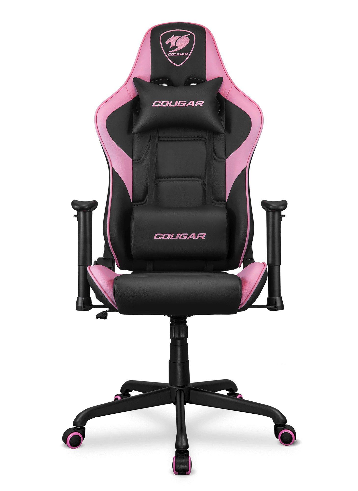 Cadeira Gaming COUGAR Armor Elite Eva (120 kg - 133 cm - 90–160° - Preto/Rosa)