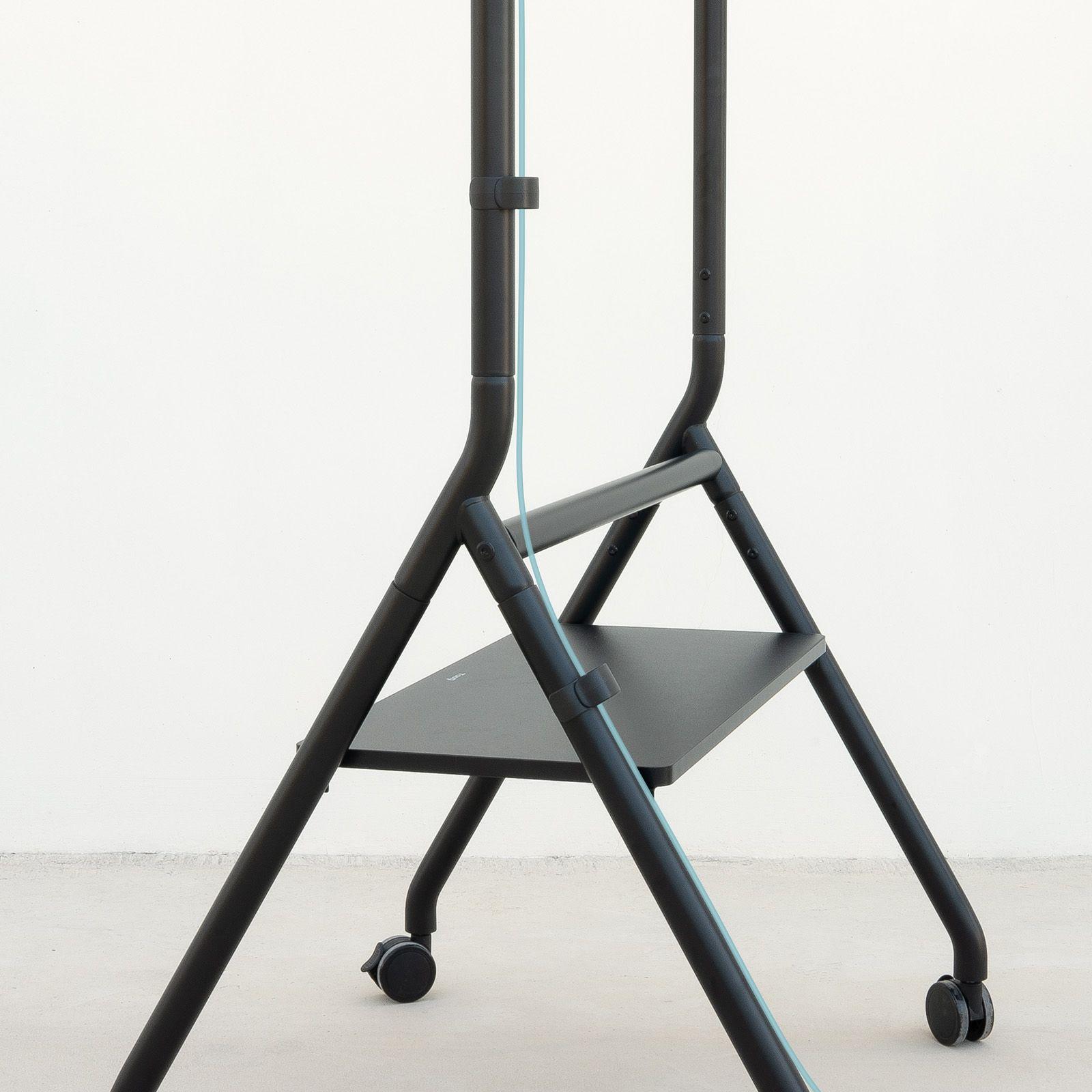 Suporte de Chão com Rodas TOOQ iDreams FS20206M-B (37"-86" - 80 kg - Preto), miniatura 5