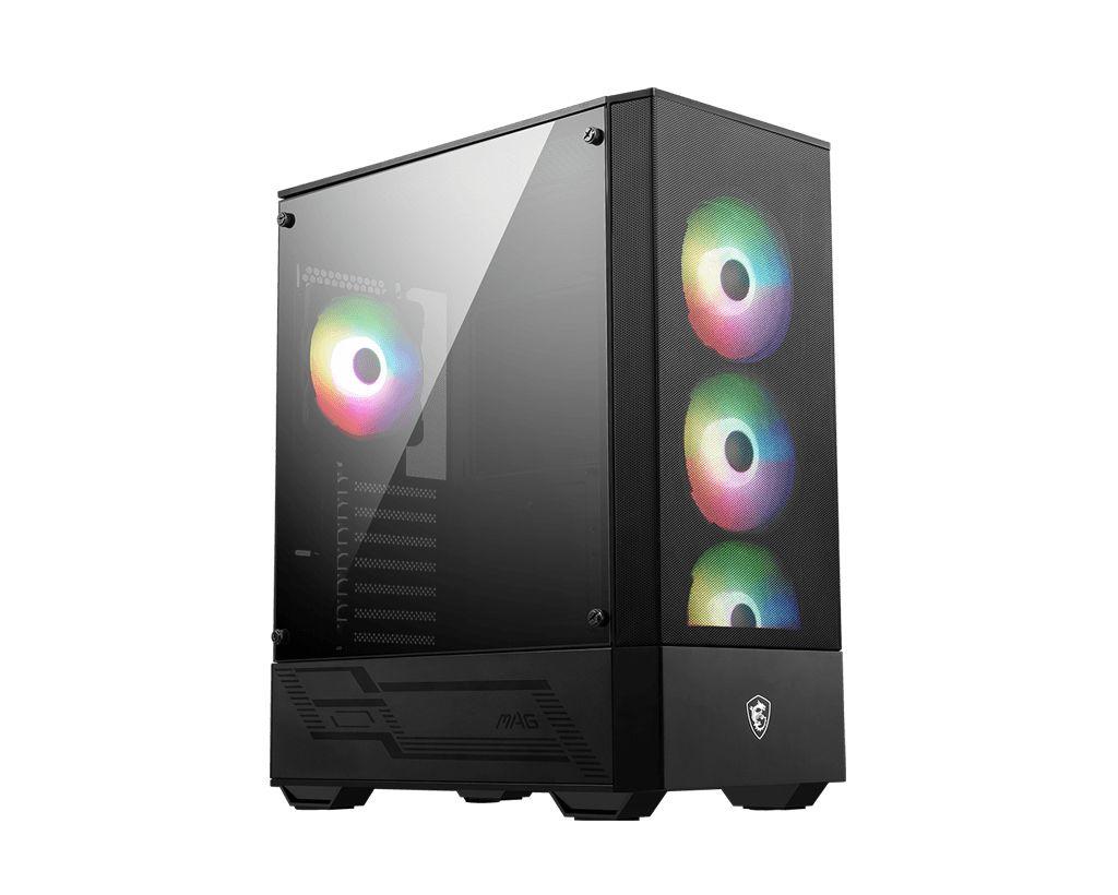 Caixa PC MSI MAG FORGE 112R (ATX, micro ATX, Mini-ITX - Midi Tower - Vidro temperado - Preto)