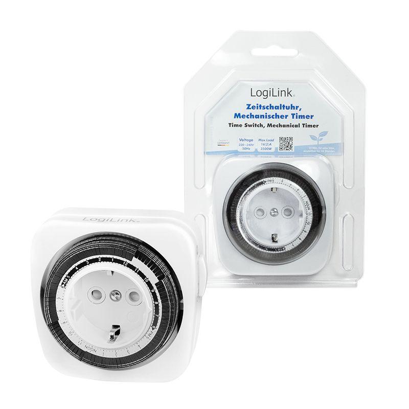 Temporizador de Tomada LOGILINK ET0011 (Branco), miniatura 7