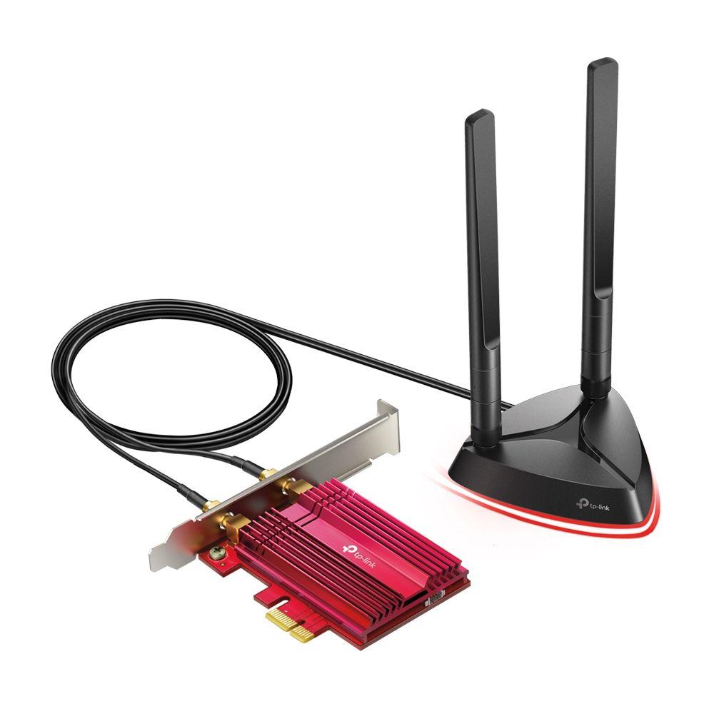 Placa de Rede PCIe TP-LINK Archer TX3000E (Wi-Fi 6 - 2402 Mbit/s - Banda dupla - Preto e Vermelho) — miniatura 2