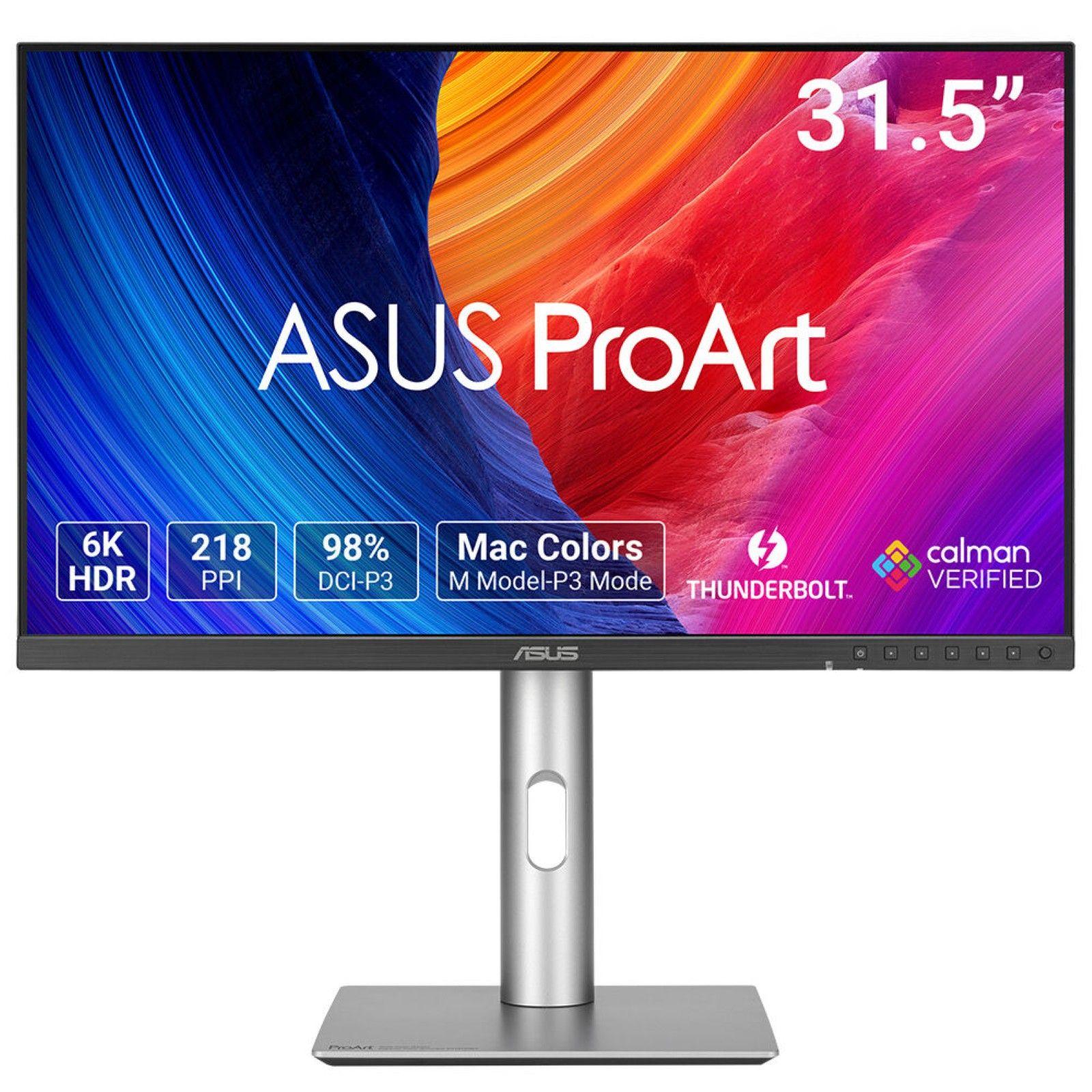 Monitor ASUS ProArt PA32QCV (31,5" - IPS - 60 Hz - Prateado)