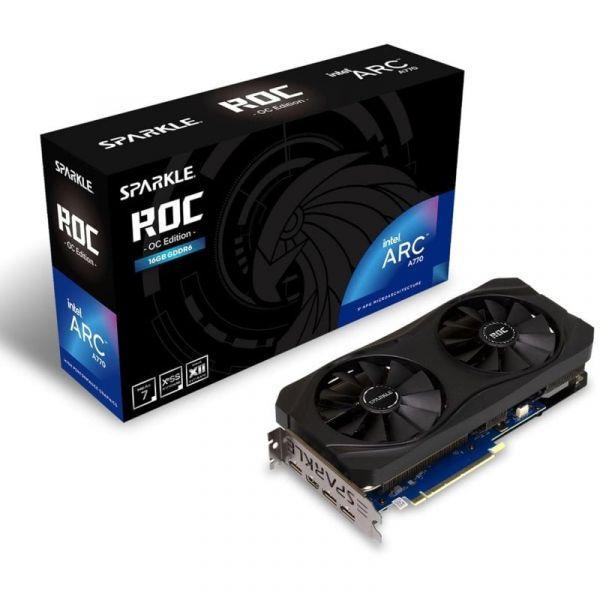 Placa Gráfica SPARKLE SA770R-16GOC (Intel Arc A770 - 16 GB - GDDR6 - Preto)